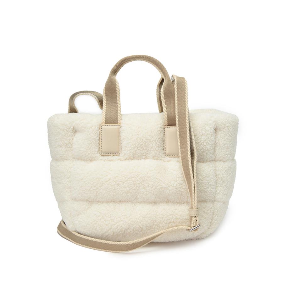 MONCLER モンクレール テディフリース 2WAY ミニトートバッグ MONCLER モンクレール テディフリース 2WAY ミニトートバッグ