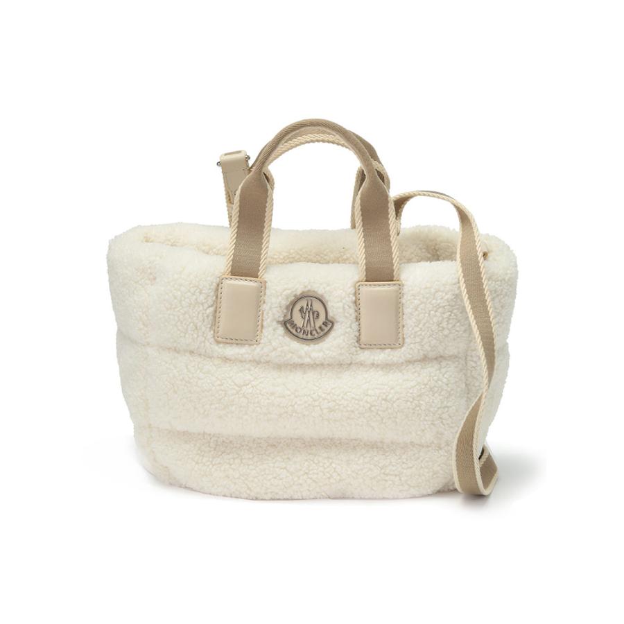 MONCLER モンクレール テディフリース 2WAY ミニトートバッグ MONCLER モンクレール テディフリース 2WAY ミニトートバッグ