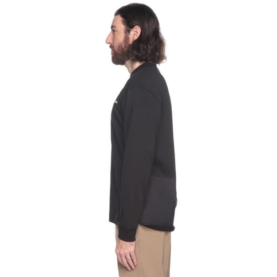 MONCLER モンクレール 胸ロゴ クルーネック 長袖 Tシャツ メンズ  