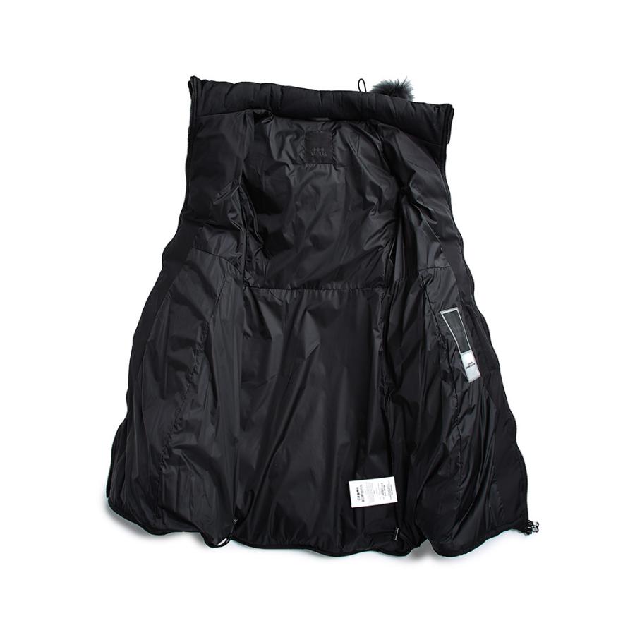TATRAS（タトラス） ファーフード着脱 ブロックキルト ダウンコート
