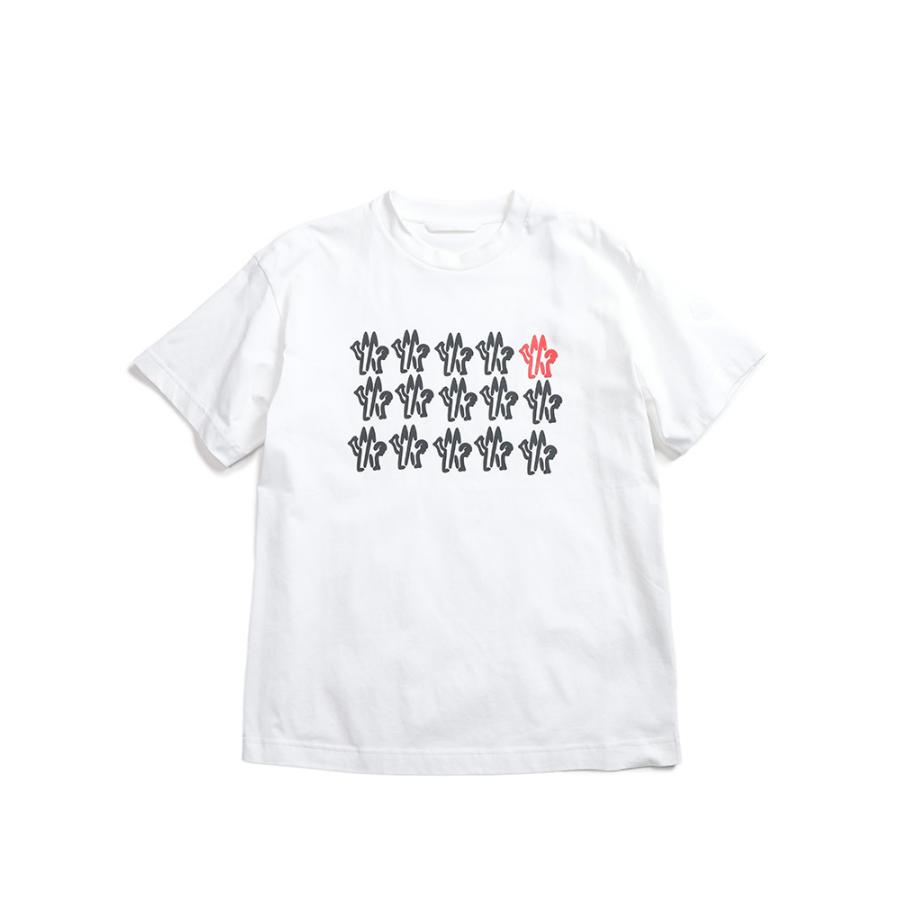 モンクレール MONCLER 半袖 Tシャツ メンズ ロゴプリント クルーネック MC8C0005189AJSの画像