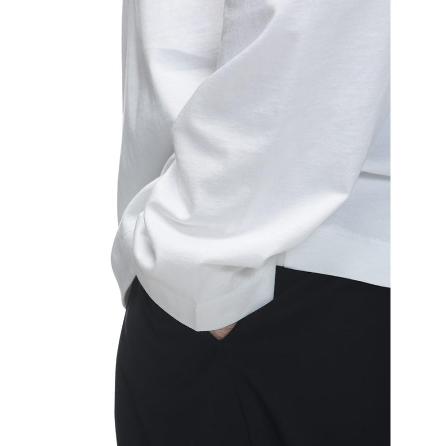 新品未使用 ami paris ホワイト 長袖Tシャツ AMI Alexandre Mattiussi AMI PARIS アミパリス トップス ロング