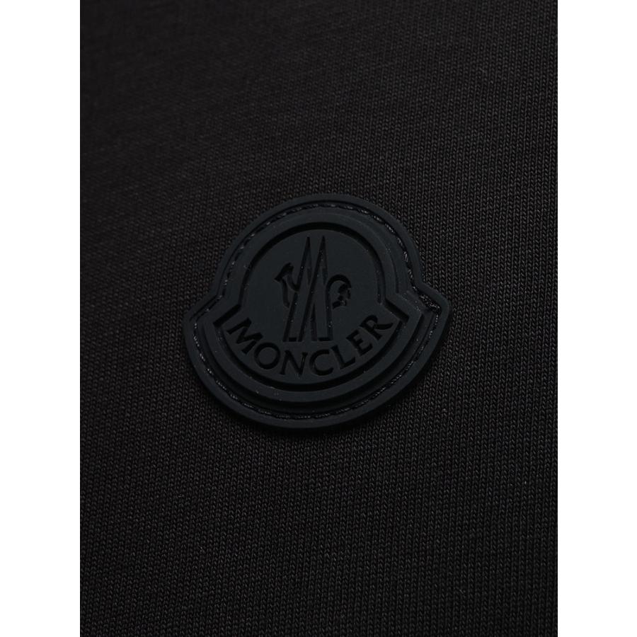 モンクレール メンズ MONCLER スプレーロゴプリント 長袖Tシャツ MC8D0000189AUGの画像