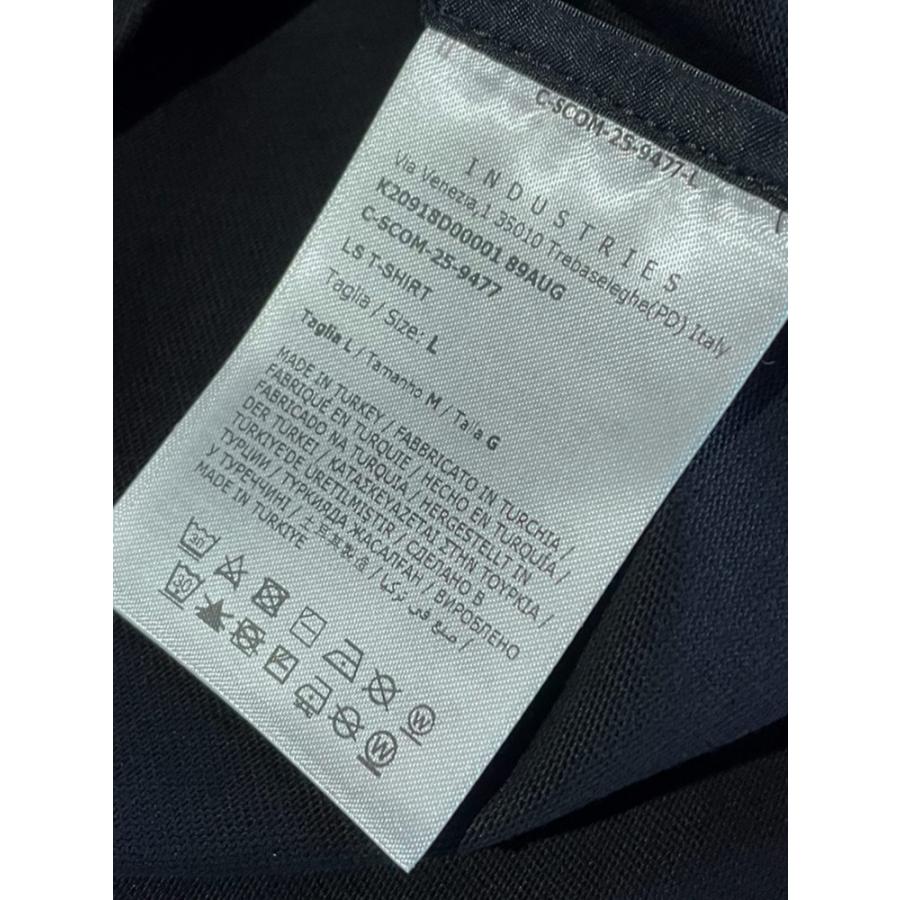 モンクレール メンズ MONCLER スプレーロゴプリント 長袖Tシャツ MC8D0000189AUGの画像