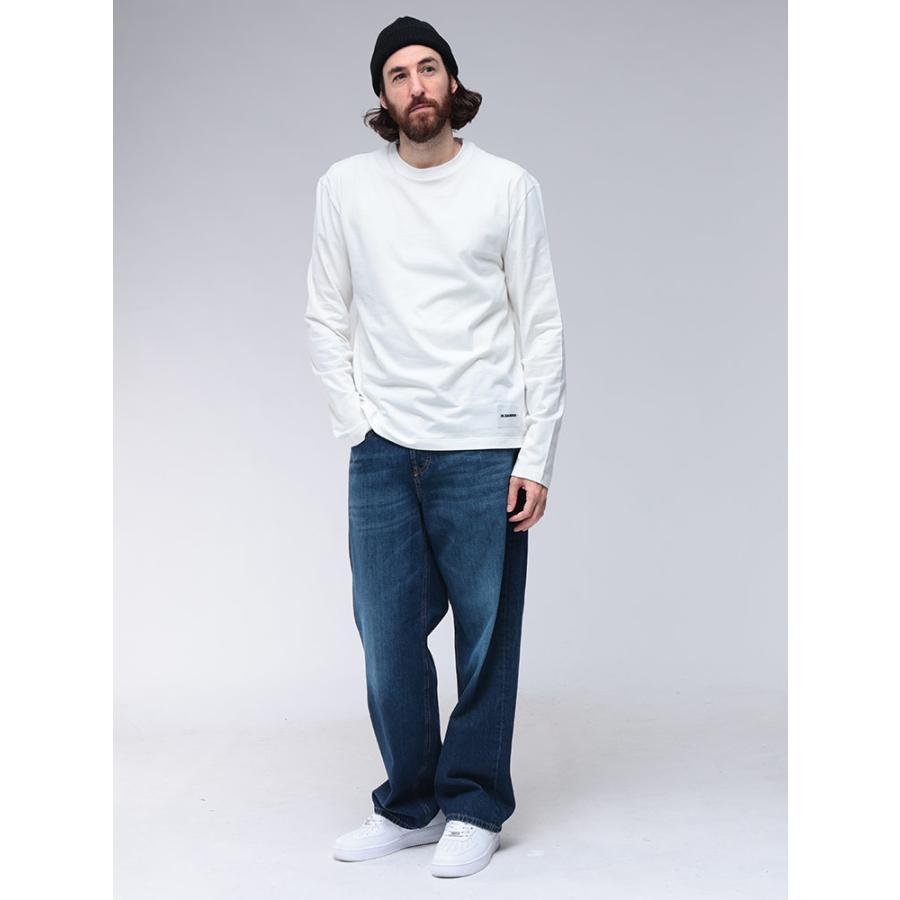 JIL SANDER（ジルサンダー） メンズ ワンポイント クルーネック 長袖 T