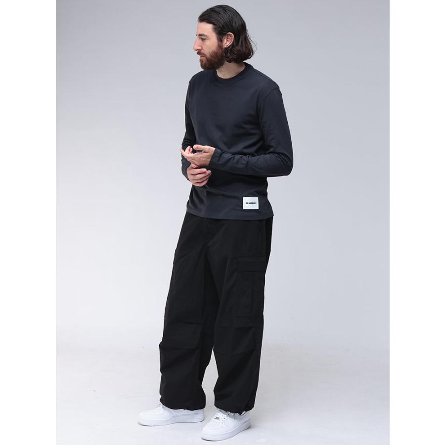 JIL SANDER（ジルサンダー） メンズ ワンポイント クルーネック 長袖 T