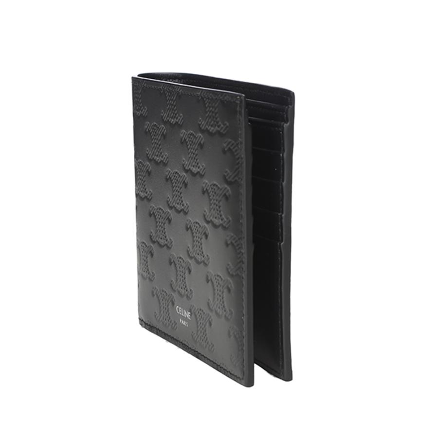 CELINE（セリーヌ） トリオンフエンボス カーフスキン 二つ折り財布