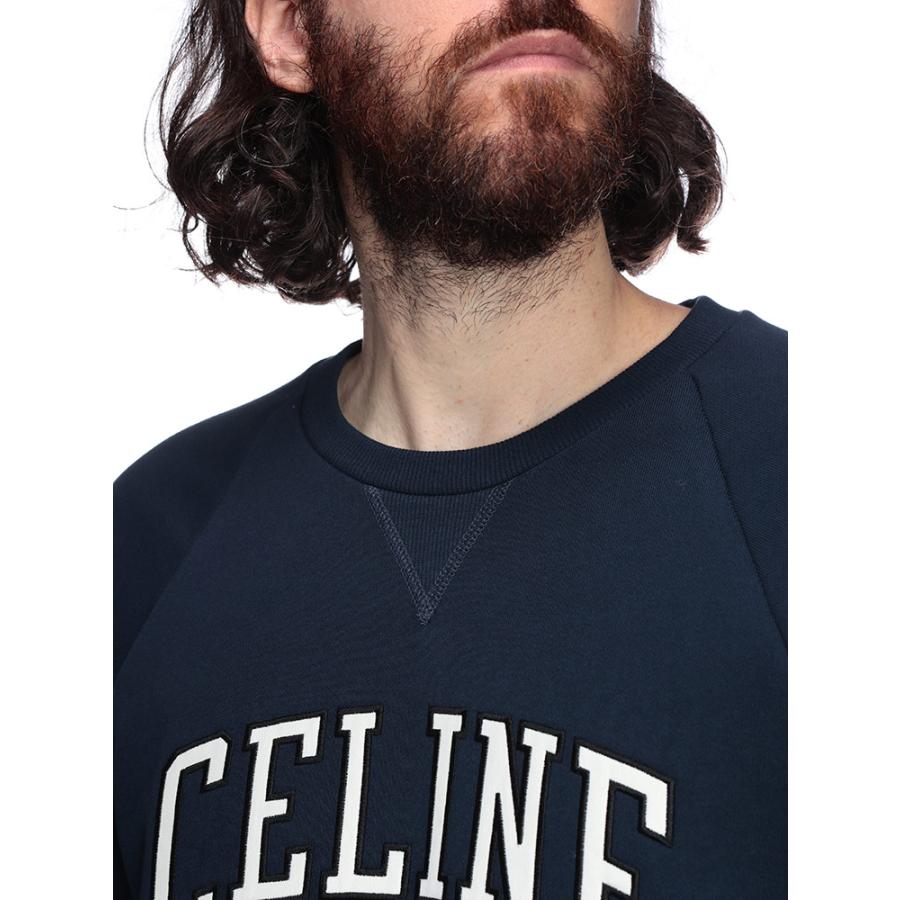 新品未使用 本物 セリーヌ ロゴ スウェット トレーナー S CELINE（セリーヌ） スウェット トップス コットンフリース ロゴ