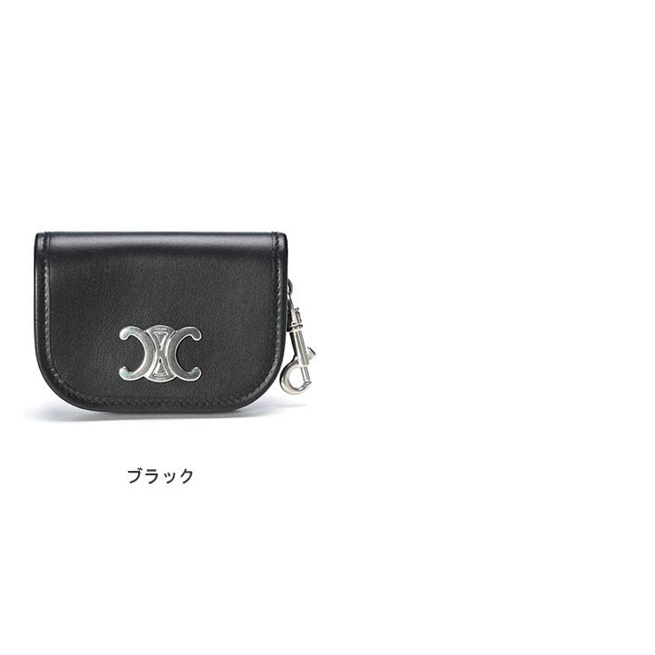セリーヌ 財布 カードケース メンズ CELINE キーリング ナノ ブザス トリオンフ CEL10P403DQ1 ブランド 財布 誕生日 プレゼントの画像