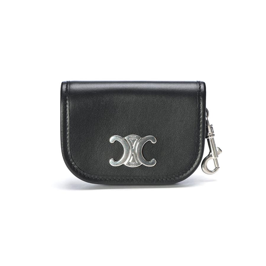 セリーヌ 財布 カードケース メンズ CELINE キーリング ナノ ブザス トリオンフ CEL10P403DQ1 ブランド 財布 誕生日 プレゼントの画像