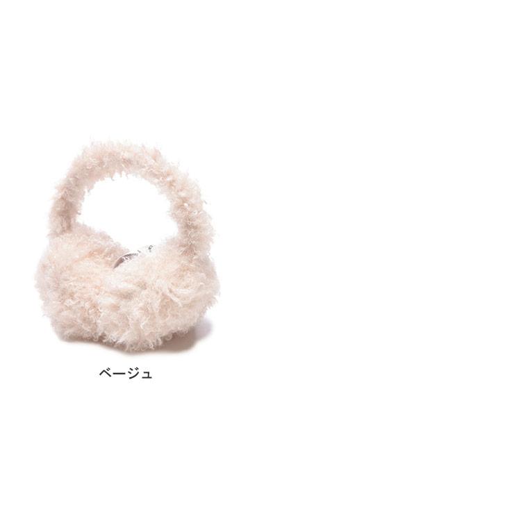 MONCLER（モンクレール） イヤーマフ レディース テディ ボア ロゴ