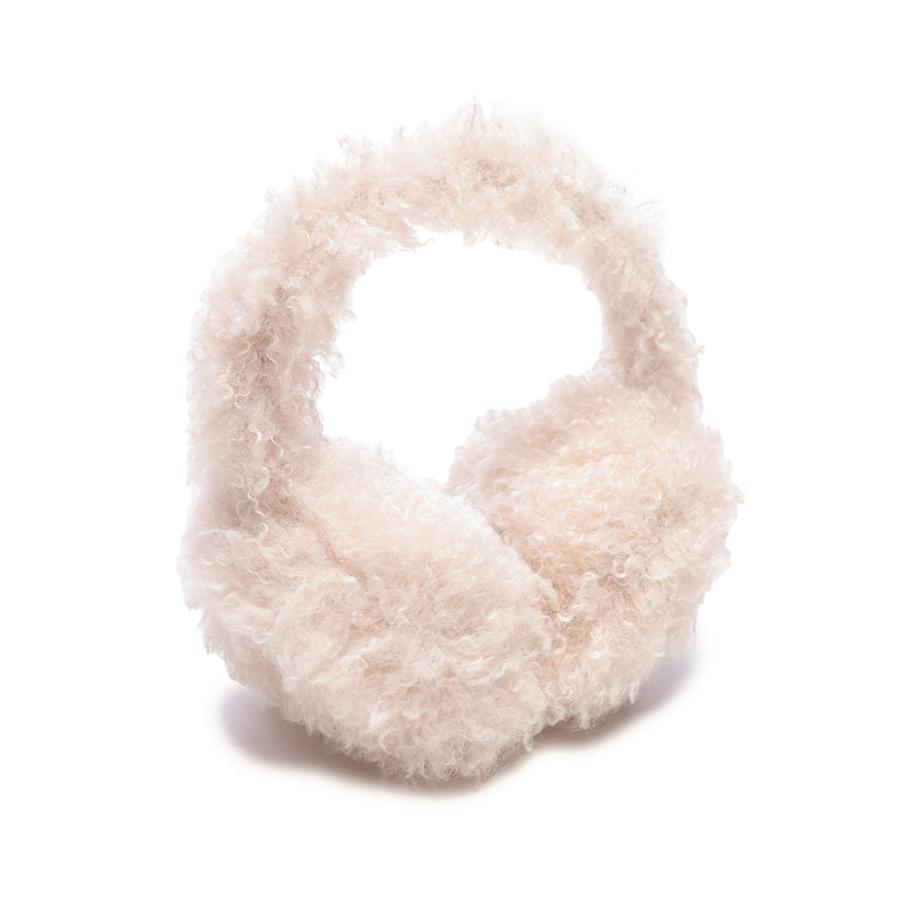 MONCLER（モンクレール） イヤーマフ レディース テディ ボア ロゴ