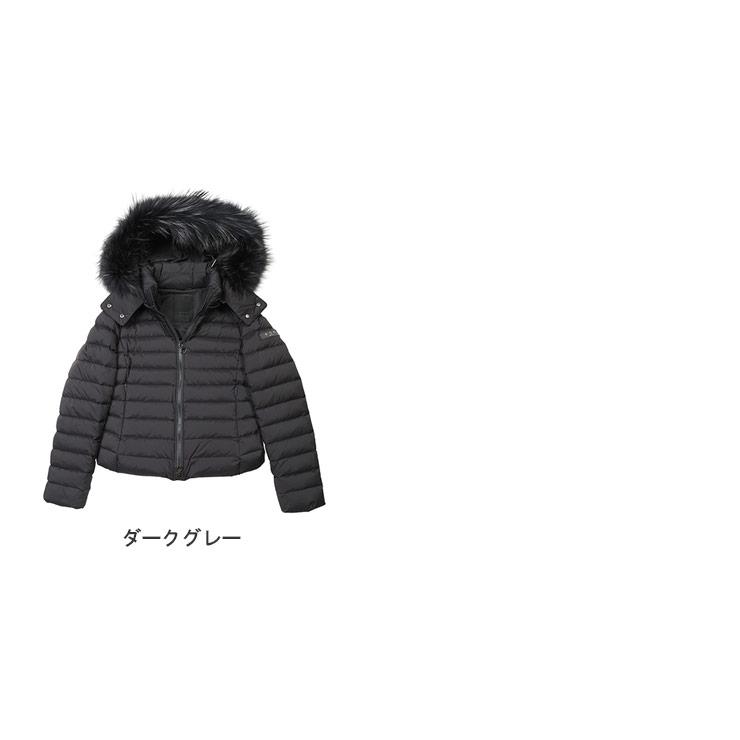 TATRAS ブラック ダウンジャケット フード付き　ファー TATRAS ブラック レディースダウンジャケット ファー付き