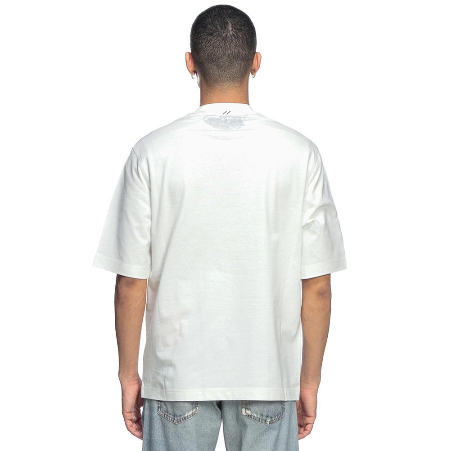 バーバリー Tシャツ メンズ BURBERRY 総柄 エクストリアン ナイト クルーネック 半袖 コットン Tシャツ カットソー BBB8081369の画像