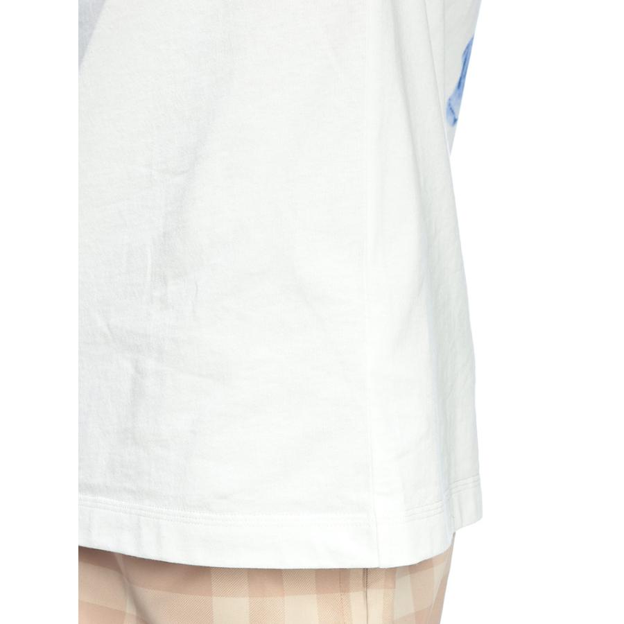 バーバリー Tシャツ メンズ BURBERRY 総柄 薔薇プリント クルーネック 半袖 コットン Tシャツ カットソー BBB8081394の画像