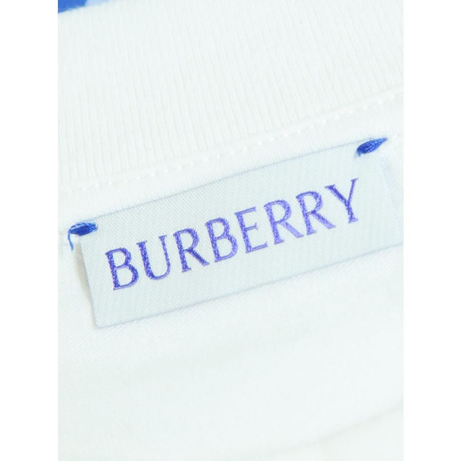 バーバリー Tシャツ メンズ BURBERRY 総柄 薔薇プリント クルーネック 半袖 コットン Tシャツ カットソー BBB8081394の画像