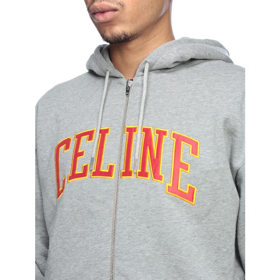 CELINE（セリーヌ） パーカー メンズ スウェット フロント ロゴ ルーズ