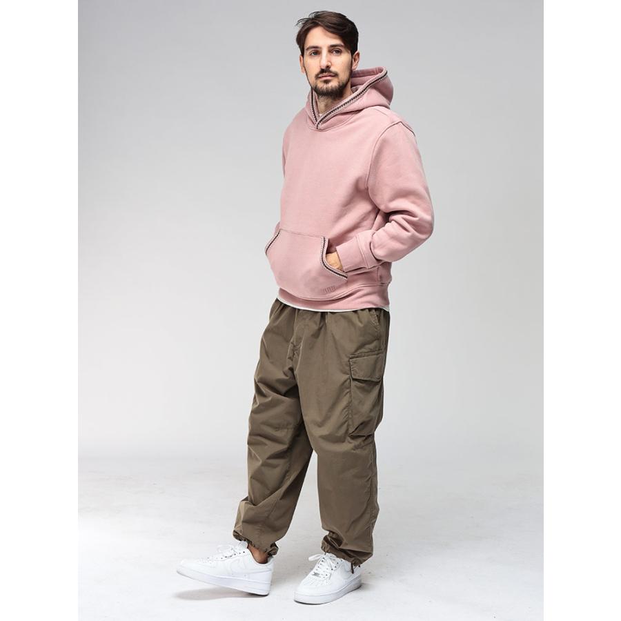 UGG（アグ） フーディ メンズ ロゴ 裏起毛 ライン使い ポケット