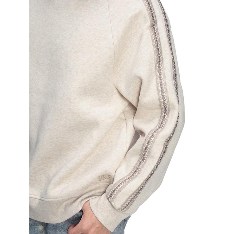 UGG（アグ） トレーナー メンズ ロゴ 裏起毛 ライン使い スウェット