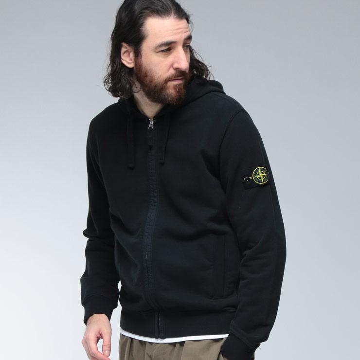 STONE ISLAND（ストーン アイランド） パーカー メンズ ロゴ ワッペン