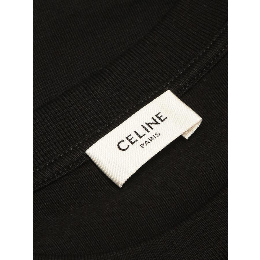 セリーヌ CELINE メンズ Tシャツ 半袖 トリオンフプリント クルーネック カットソー CELRX0HV1242 ブランド トップス コットン プリント 春 夏の画像