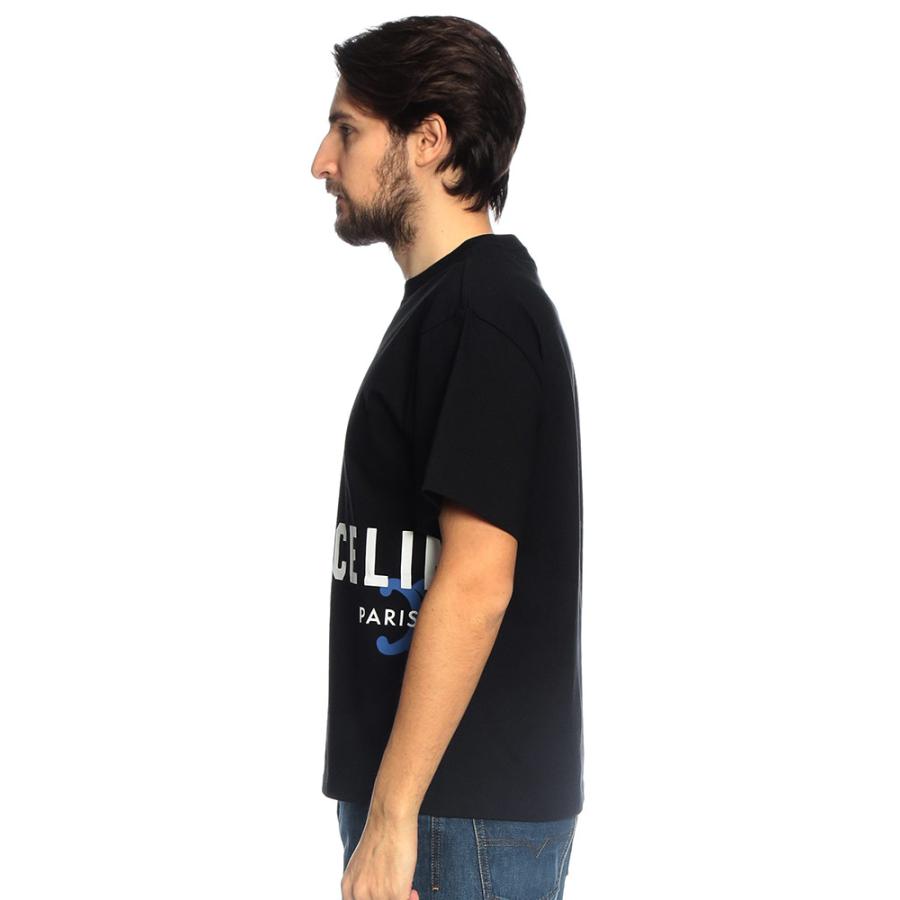 セリーヌ CELINE メンズ Tシャツ 半袖 トリオンフプリント クルーネック カットソー CELRX0HV1242 ブランド トップス コットン プリント 春 夏の画像