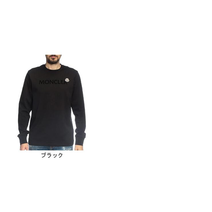 MONCLER（モンクレール） メンズ Tシャツ 長袖 ロゴ＆ワッペン クルー
