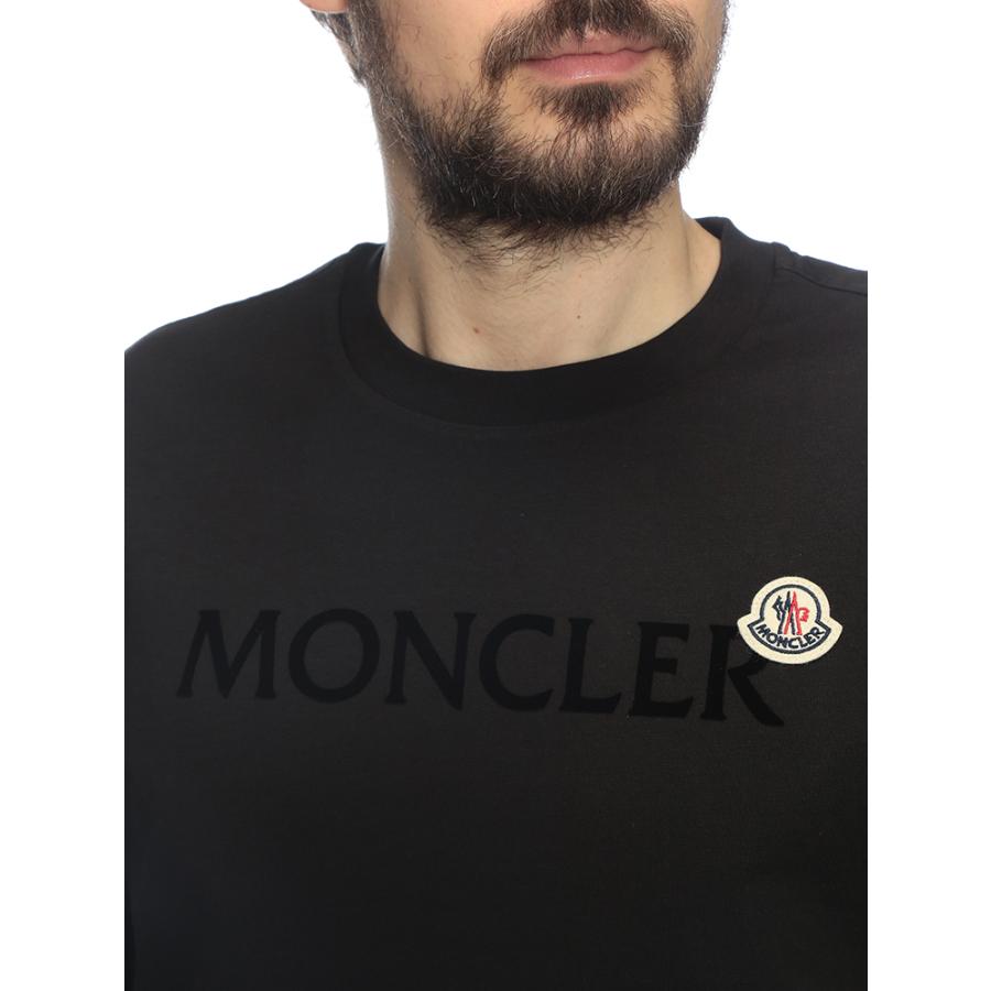 MONCLER（モンクレール） メンズ Tシャツ 長袖 ロゴ＆ワッペン クルー