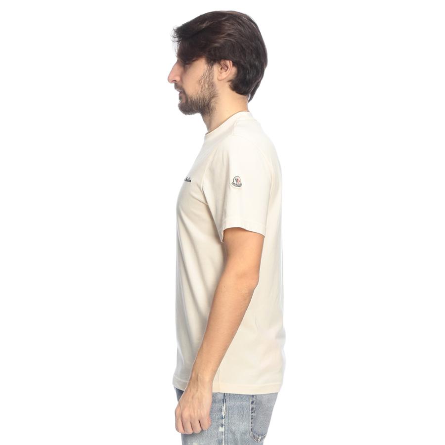 MONCLER（モンクレール） メンズ Tシャツ 半袖 ロゴ レイヤードネック 