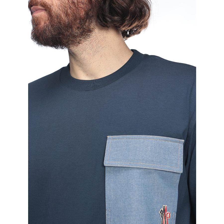 MONCLER（モンクレール） メンズ Tシャツ半袖 胸ポケット グルノーブル