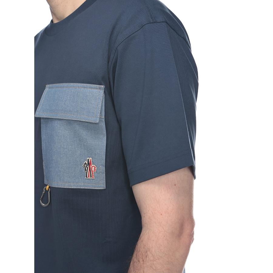 MONCLER（モンクレール） メンズ Tシャツ半袖 胸ポケット グルノーブル