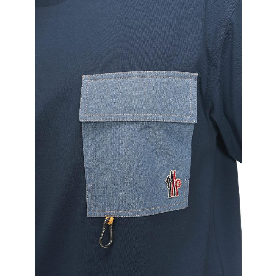MONCLER（モンクレール） メンズ Tシャツ半袖 胸ポケット グルノーブル
