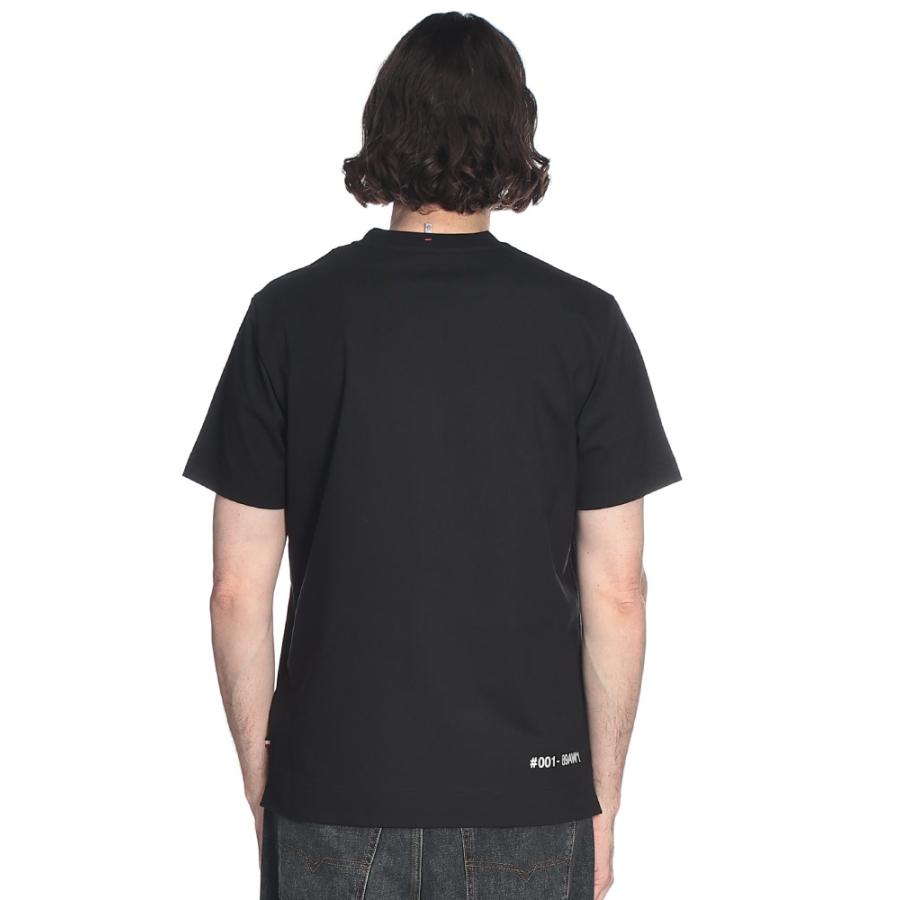 モンクレール MONCLER メンズ Tシャツ 半袖 グルノーブル フロント ロゴ スリムフィット クルーネック カットソー MCGN8C0001789AW ブランド トップス TEE 春 夏の画像