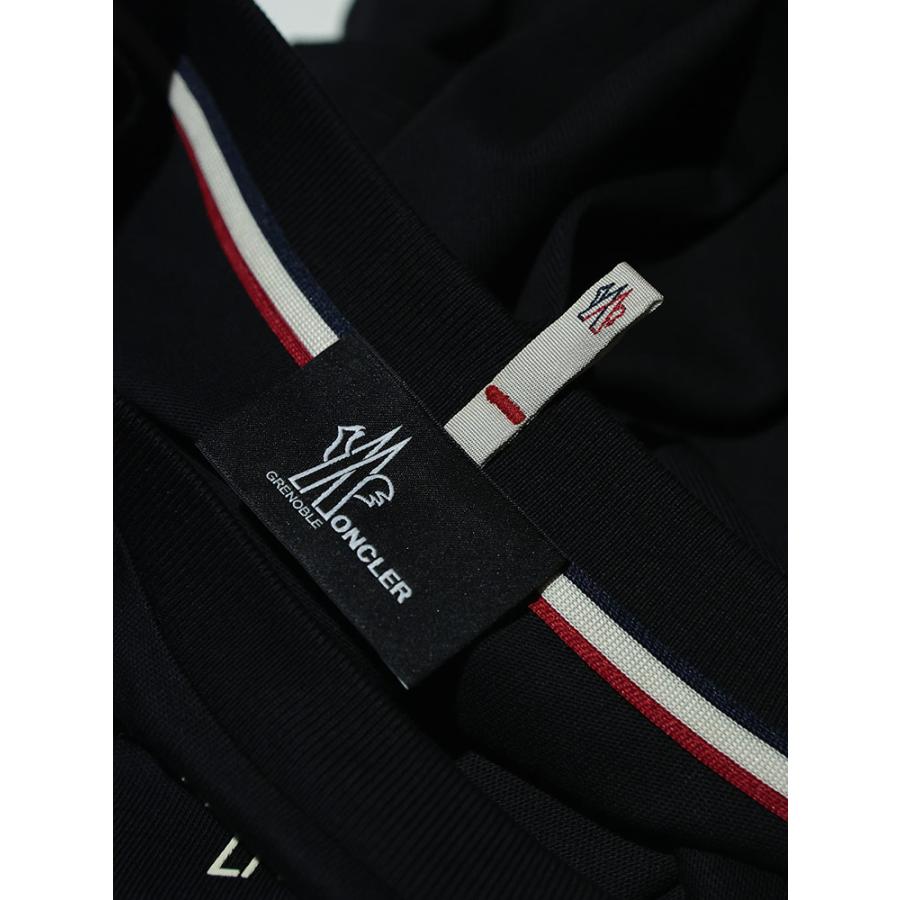 モンクレール MONCLER メンズ Tシャツ 半袖 グルノーブル ネックロゴ スリムフィット クルーネック カットソー MCGN8C0002089AZ ブランド トップス TEE 春 夏の画像