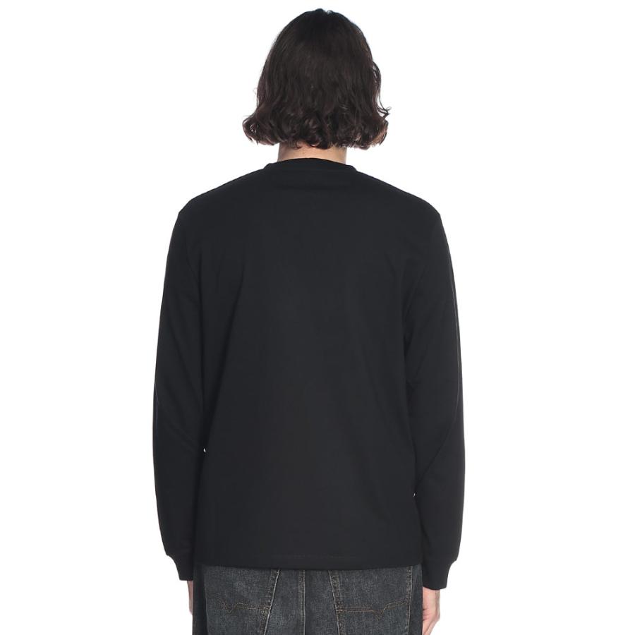 セリーヌ CELINE メンズ Tシャツ 長袖 トリオンフ ワンポイント ロゴ ルーズフィット クルーネック カットソー CELRX0HX1242 ブランド トップス ロンT 春 夏の画像