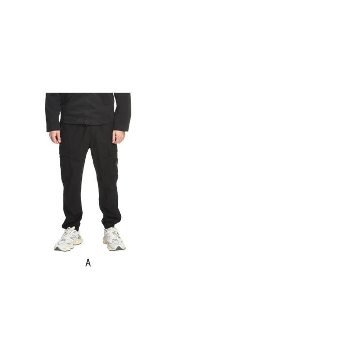 ストーンアイランド STONE ISLAND メンズ カーゴパンツ SI3100031S0003ロゴワッペン ストレッチコットン ポケット パンツ ブランド ボトムスの画像
