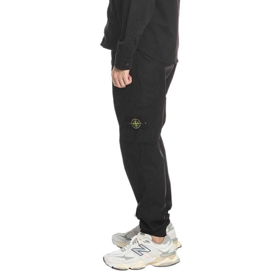 ストーンアイランド STONE ISLAND メンズ カーゴパンツ SI3100031S0003ロゴワッペン ストレッチコットン ポケット パンツ ブランド ボトムスの画像
