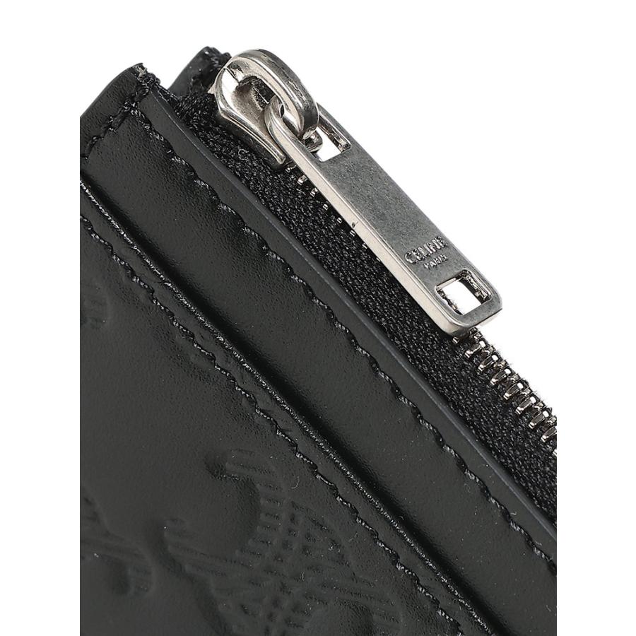 セリーヌ CELINE メンズ カードケース CEL10F993FQDトリオンフ エンボス加工 カーフスキン フラグメントケース ブランド 財布 ウォレット カード入れ ミニ財布の画像