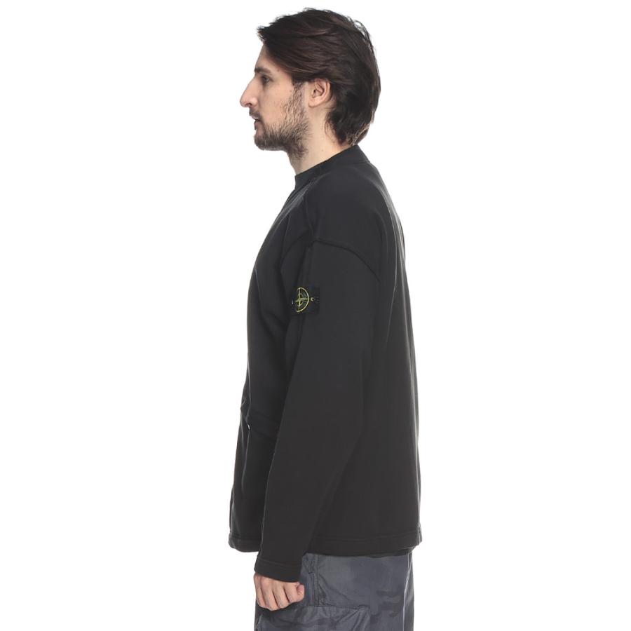 ストーンアイランド STONE ISLAND メンズ カーディガン SI6100040S0051袖ロゴ Vネック ポケット付き スウェット ブランド アウター 羽織 カーデ 無地の画像