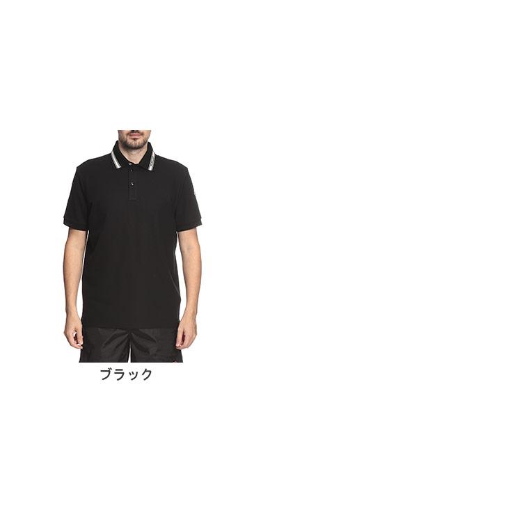 MONCLER（モンクレール） メンズ ポロシャツ 半袖 コットン 襟ライン