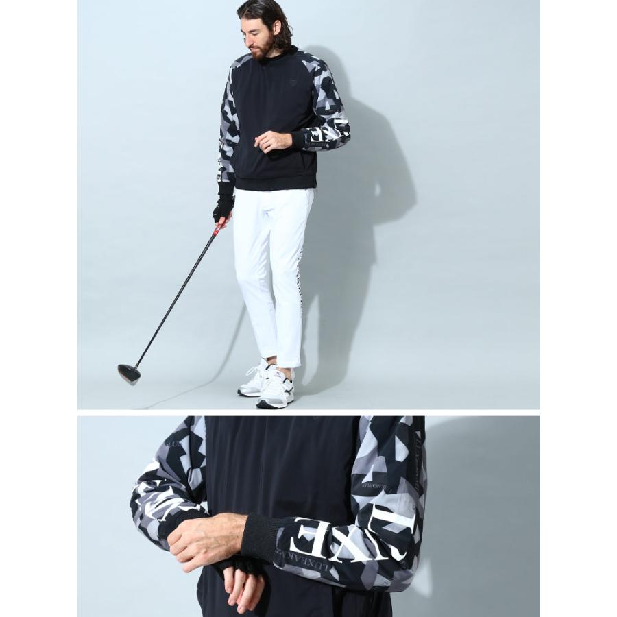 LUXEAKMPLUS トレーナー ブラック/ホワイト LUXEAKMPLUS トレーナー ブラック/ホワイト リュクスエイケイ