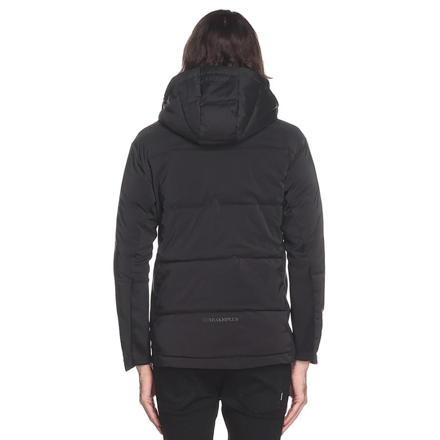 LUXEAKMPLUS リュクスエイケイエムプラス 中綿　ロゴ スニード M 黒 セール】LUXEAKMPLUS(リュクスエイケイエムプラス)ゴルフ バイカラー総