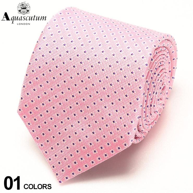アクアスキュータム ネクタイ Aquascutum シルク100 スクエアドット ピンク ブランド メンズ タイ シルク ビジネス ギフト Aqss3324 3383202679 ゼンオンライン 通販 Yahoo ショッピング