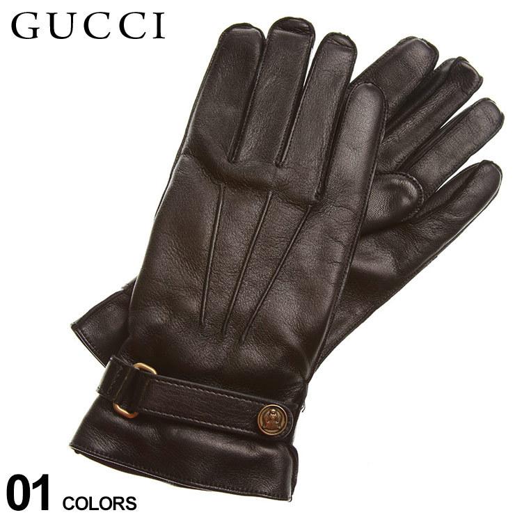 グッチ グローブ GUCCI レザーグローブ ブランド メンズ 男性 レザー