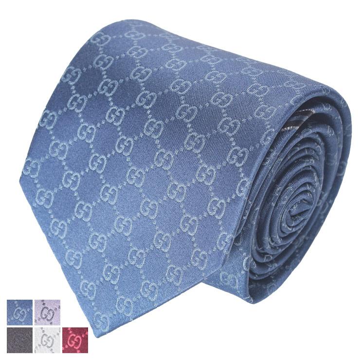 ★美品★ グッチ 高級シルクネクタイ 総柄 ライトグレー GG グッチ GUCCI シルク GC総柄 ネクタイ GC4565204B002 : ゼン