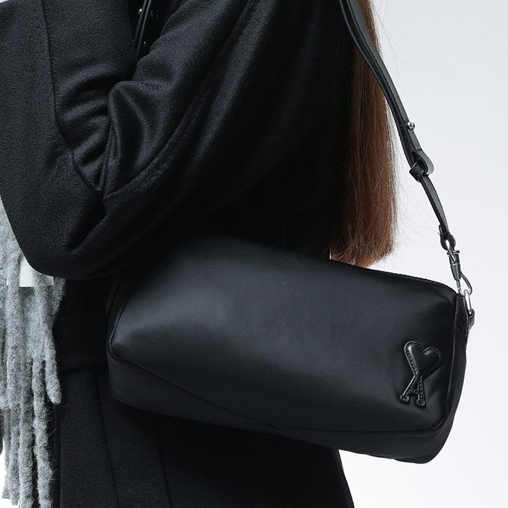 『本日限定』ami paris クロスボディバッグ AMI Alexandre Mattiussi AMI PARIS (アミパリス) ナイロンキャンバス