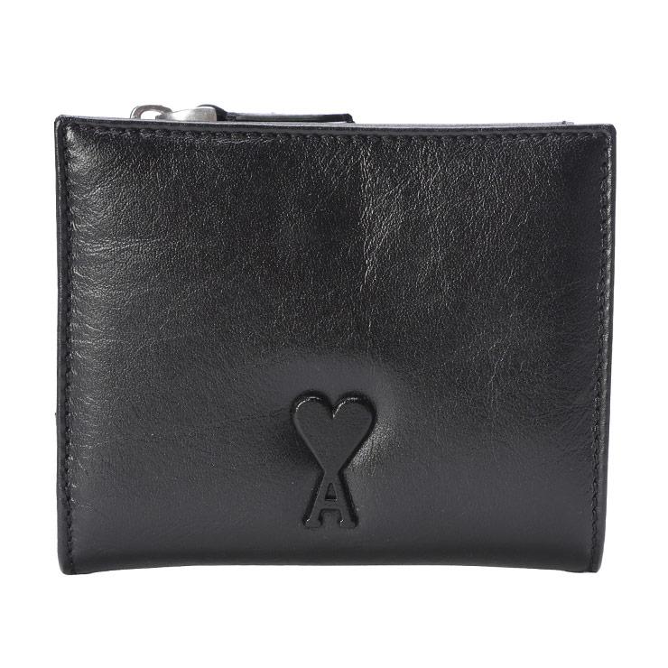 AMI PARIS アミパリス　アミパリ　財布　黒 AMI Alexandre Mattiussi 【並行輸入品】 アミパリス AMI PARIS 折財布