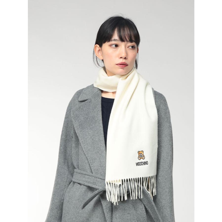 美品MOSCHINO モスキーノ　カシミヤウール　フリルデザインコートイタリア製 美品MOSCHINO モスキーノ カシミヤウール フリルデザインコート