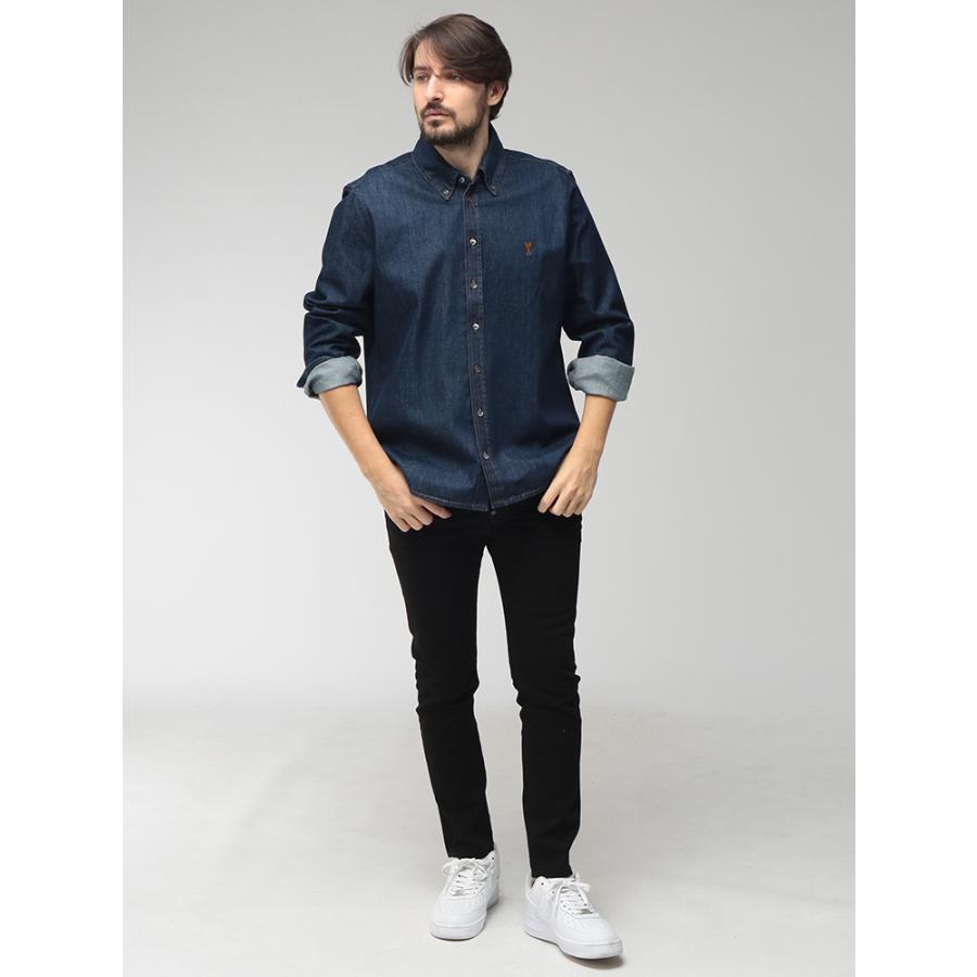 AMI Alexandre Mattiussi アミパリス メンズ シャツ 長袖 AMI PARIS