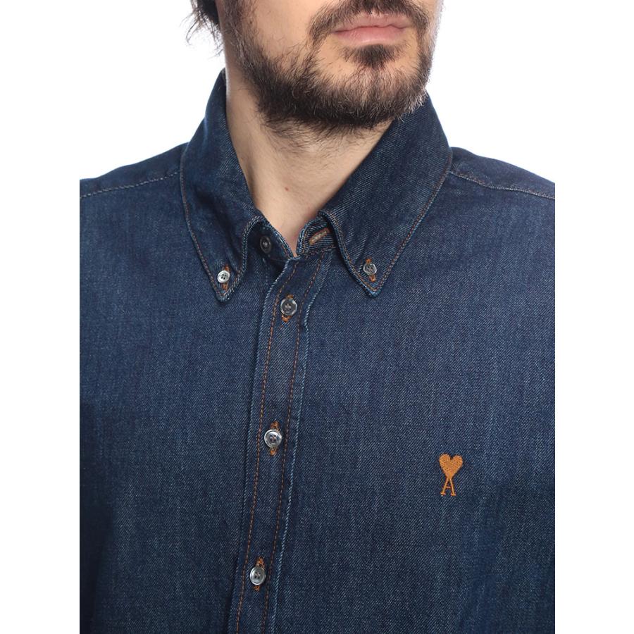 AMI Alexandre Mattiussi アミパリス メンズ シャツ 長袖 AMI PARIS